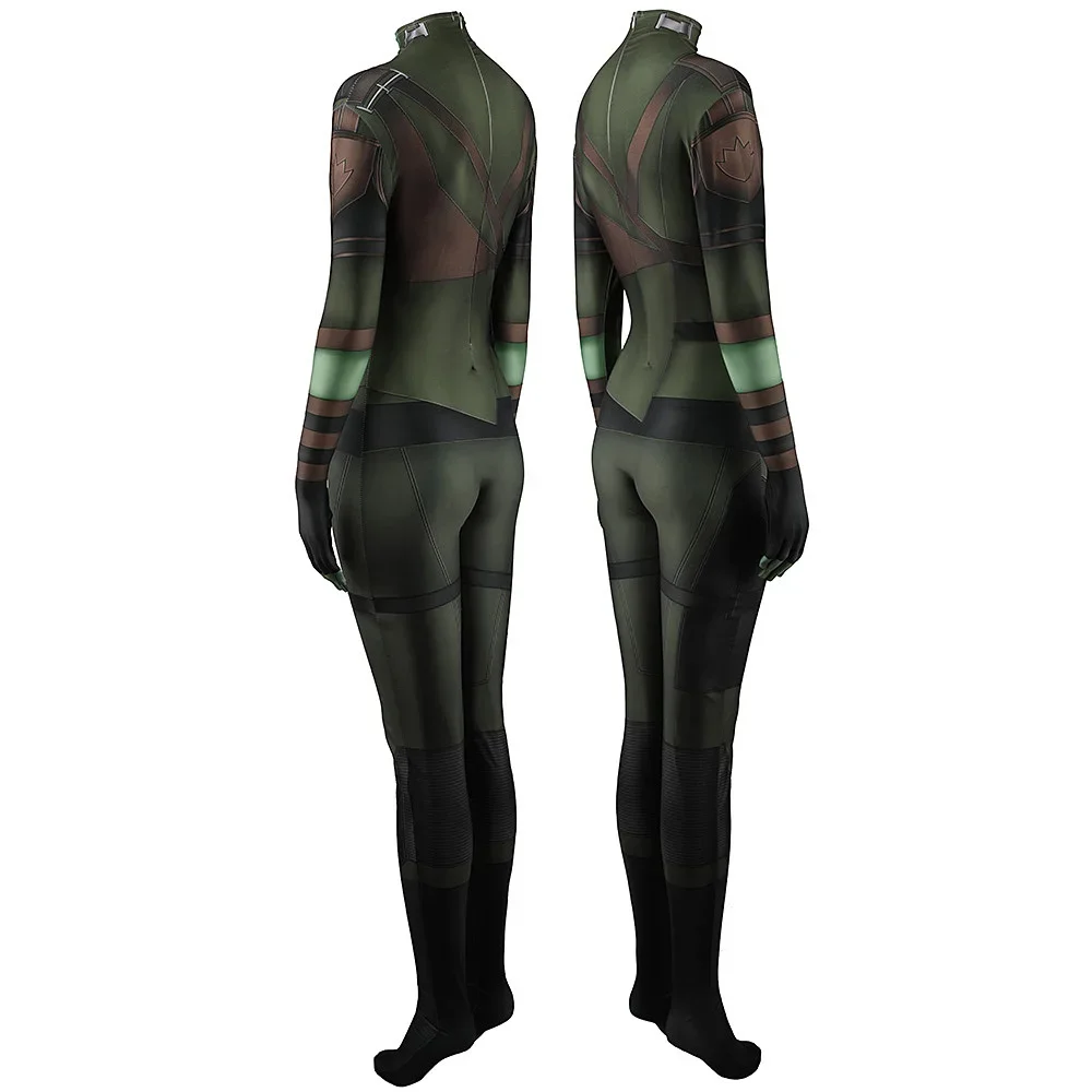 Wächter Gamora Cosplay Kostüm Superheld Spandex Zentai passt Mädchen Gamora Bodysuit Overall Halloween Kostüm für erwachsene Kinder