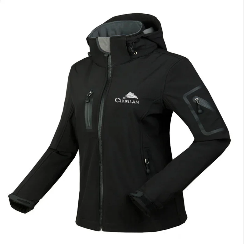 Imagem -03 - Cabolsa Impermeável Respirável Softshell para Mulheres Windbreaker Resistente à Água Esporte ao ar Livre Escalada Caminhadas Camping Pesca Inverno