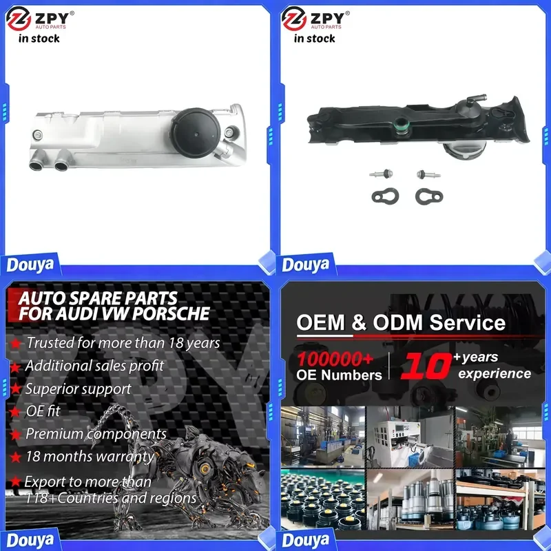 New Auto Engine Cover Oil Separator Kit for Cayenne Replacements for 94810723652 94810520188 948 107 236 52