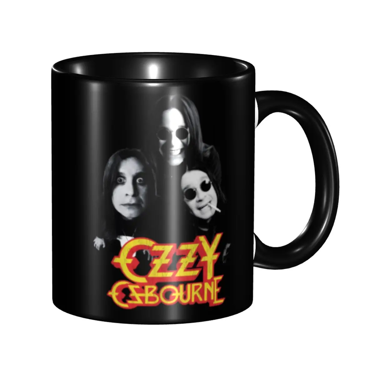 

Ozzy Osbourne British Rock Heavy Metal Singer Coffee Mugs DIY Customized Ceramic Tea Milk Mug Cup