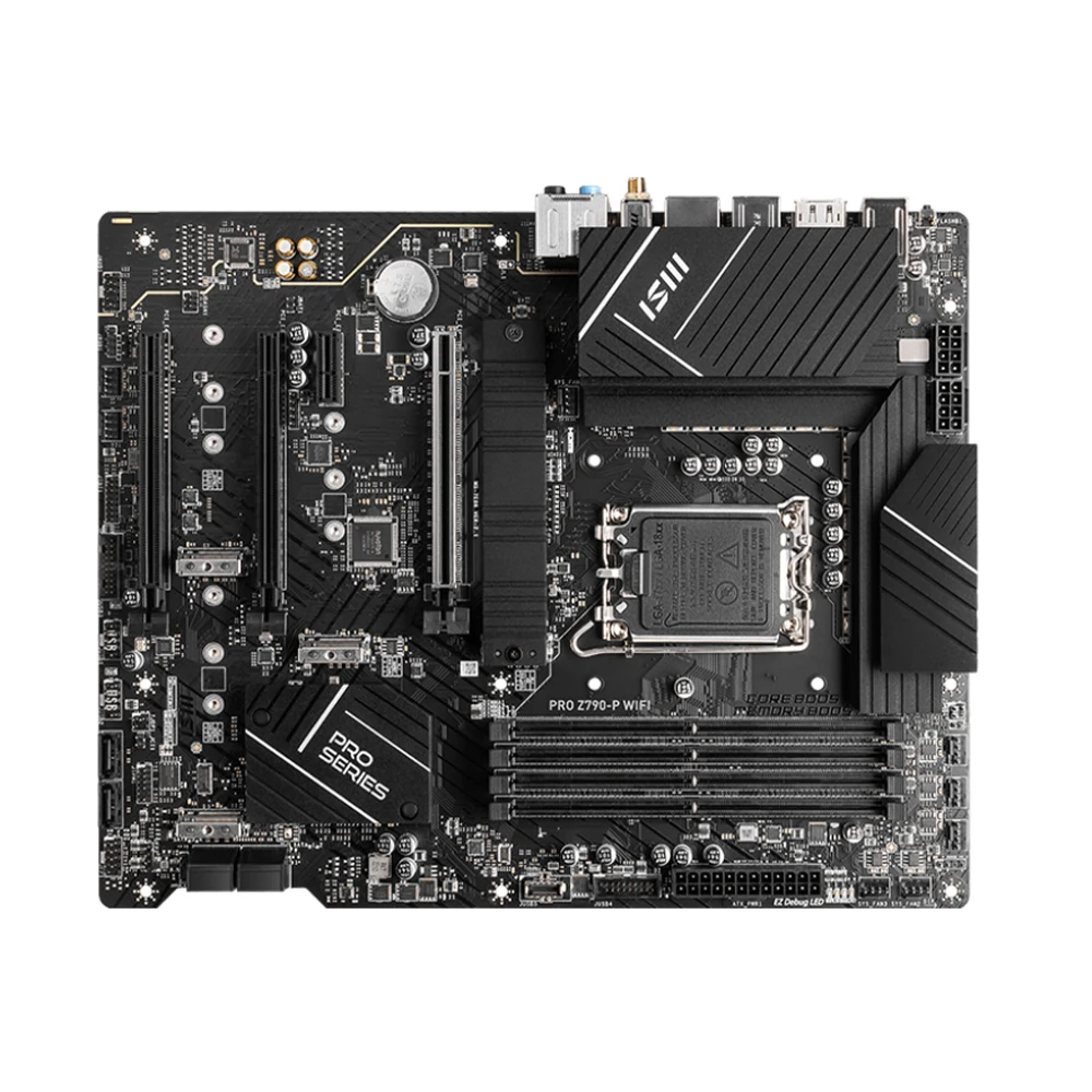 Imagem -05 - Placa-mãe Msi Pro Z790 Z790-p Wifi para Core i7 14700k 13700k 12700kf Lga 1700 Core i5 12400 12400f Cpu Ddr5.