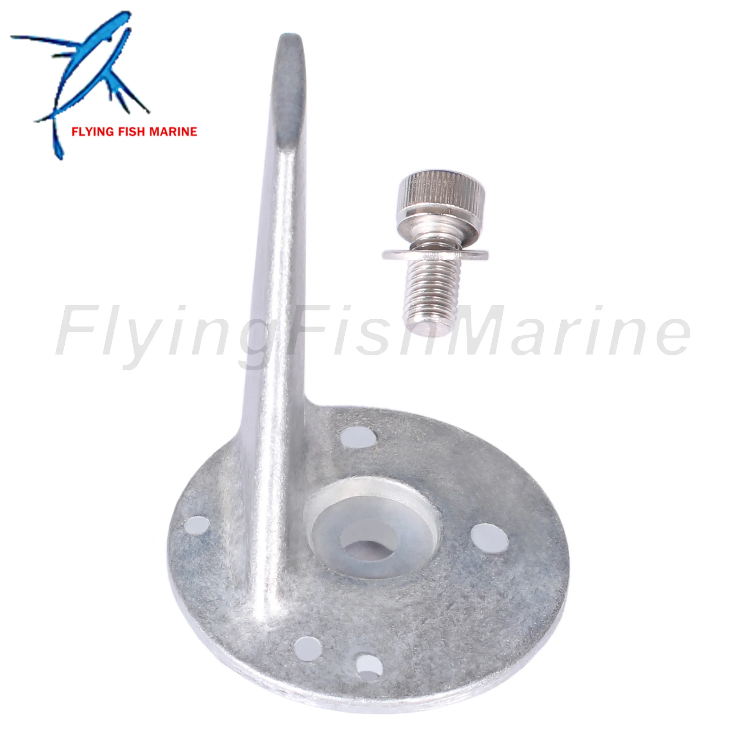 

Boat Engine 55125-95500 Trim Tab Anode with Bolt 09117-08037 for Suzuki 40HP-85HP, 5031536 5031215 for Evinrude Johnson BRP OMC