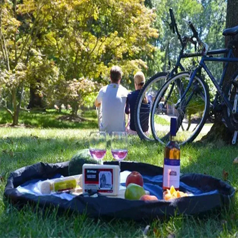 Zabawka dla dzieci poduszka torba do przechowywania zabawek duży czysty Organizer Play Pad wytrzymały zabawka budowlana torba do przechowywania zabawek wycieraczka zewnętrzna plażownica