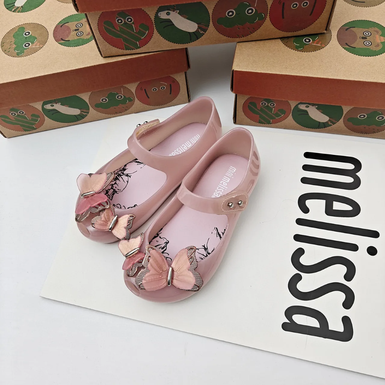 Girls Sandals 2026 New Kids Jelly Sandals, Fish Mouth Bow Decor Beach Shoes, Fragrant Soft Sole Sandals For Girls