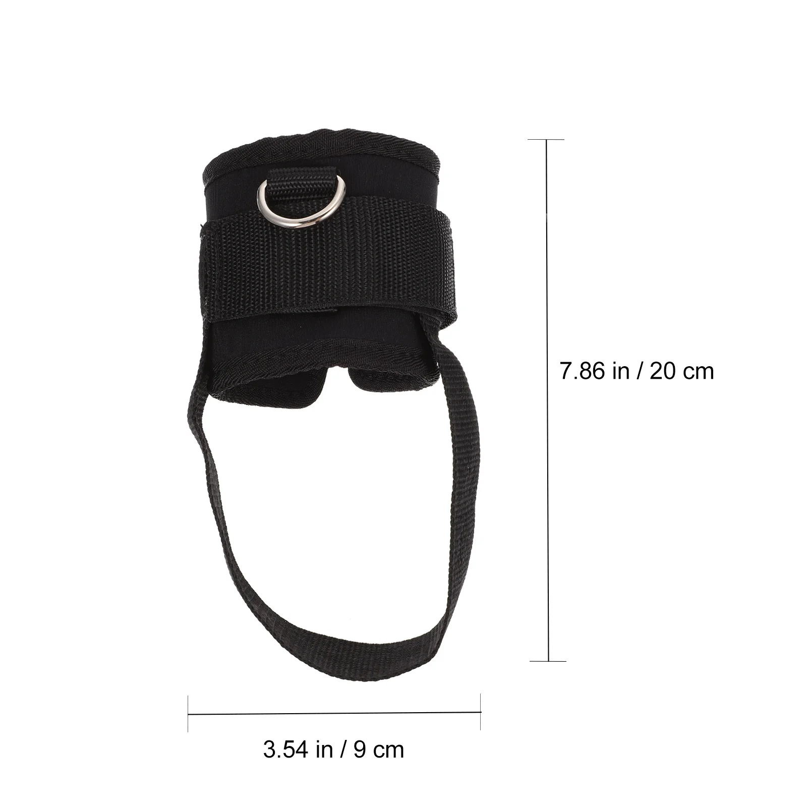 

1 Pair Ankle Cuffs Pp+Sbr Material For Glute Workout Sports Band Protector Training Strap Fitness Exercise Accessories