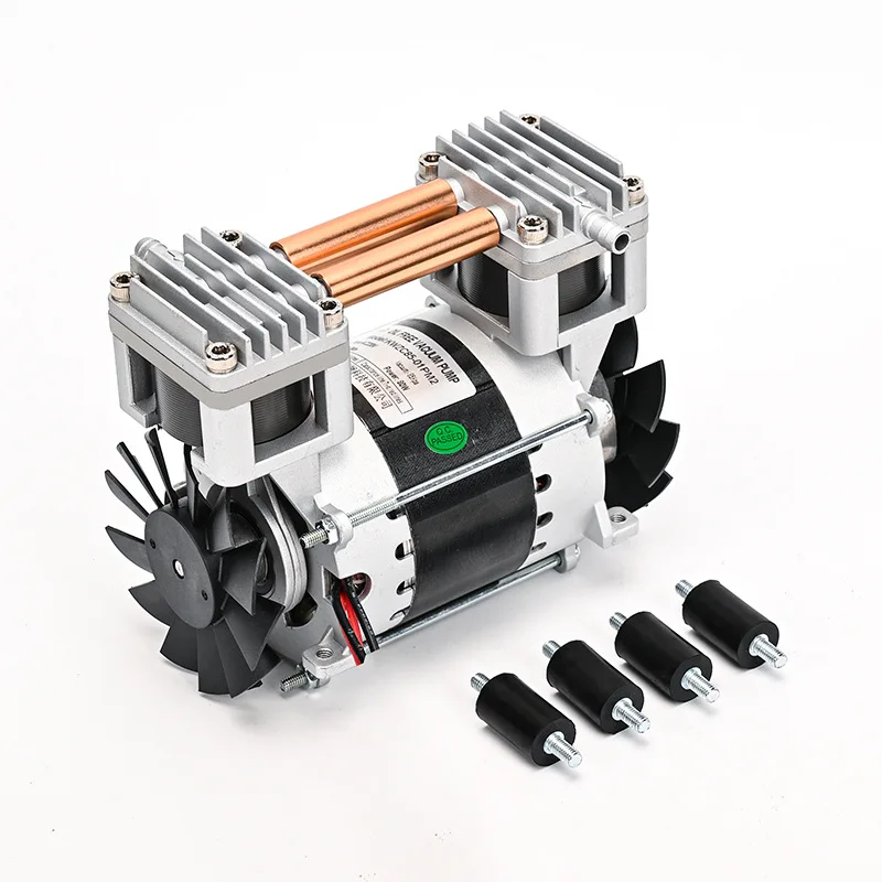 

85-01PM2 Безмасляный поршневой вакуумный насос, бесшумный воздушный насос с диафрагмой электрического компрессора постоянного тока 24 В