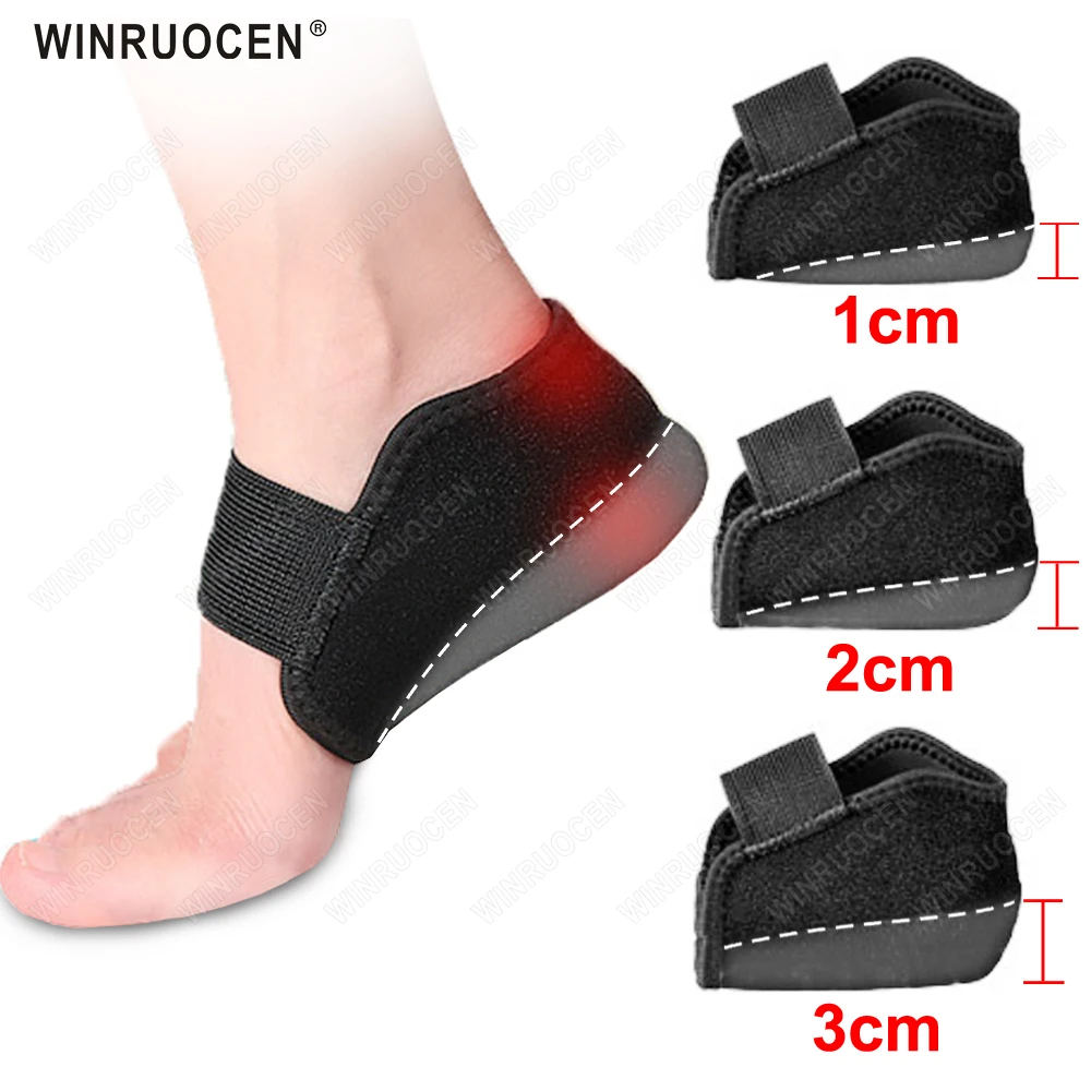 

Height Increase Insole for Men Women Half Heel Protectors Lift Heightening Shoes Sole Shock Absorption Heighten Foot Cushion Pad