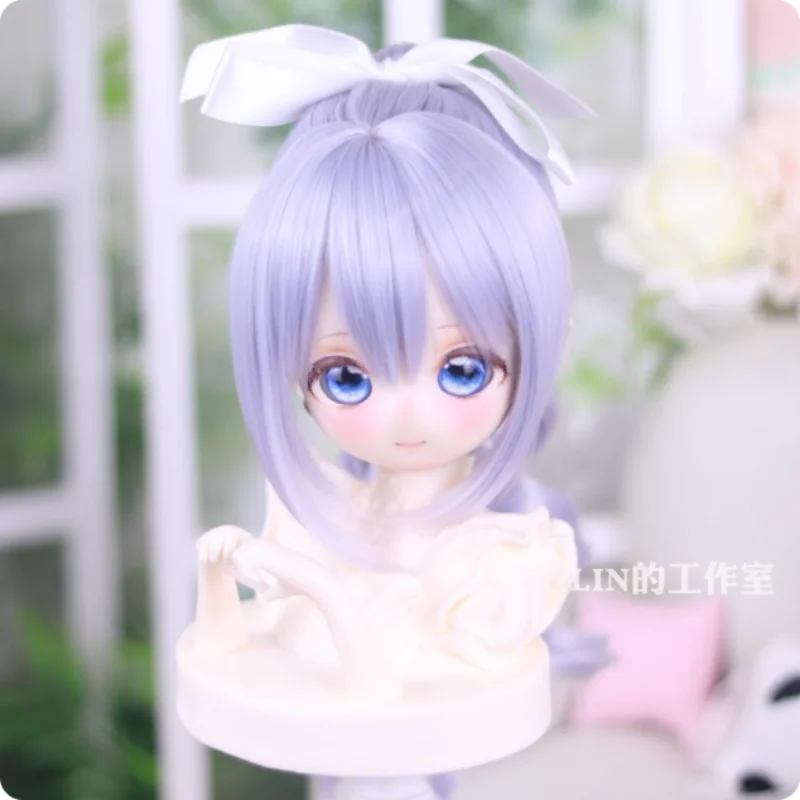 BJD Doll Wigs Long Hair For 1/3 1/4 Doll DD MDD Wigs Ponytail Hair Accessories(No Doll)