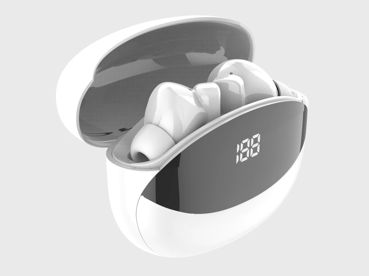 Mate80ANC TWS Factory made ANC&ENC Portable Ture Wireless Bluetooth Earphone 200mAh