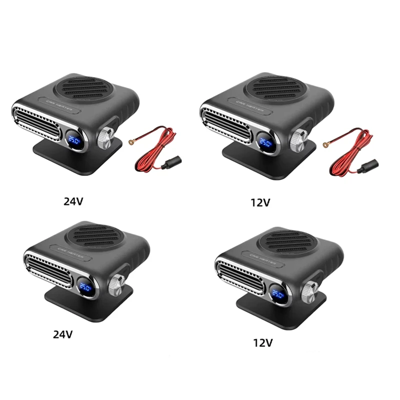 

Car Heater Portable Electric Heating Fan Automatic Windshield Dryer Defogging Demister Defroster Heater For Car