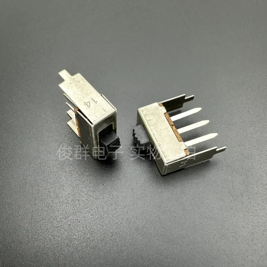 50pcs/toggle switch SS22F17G3 slide switch single row 3 feet 2 gears for power amplifier, audio, etc.