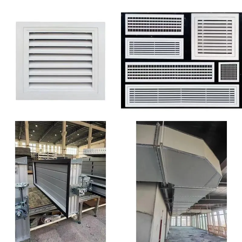 Commercially Certified Corrosion Resistant Exterior Wall Rain Shutters Vents