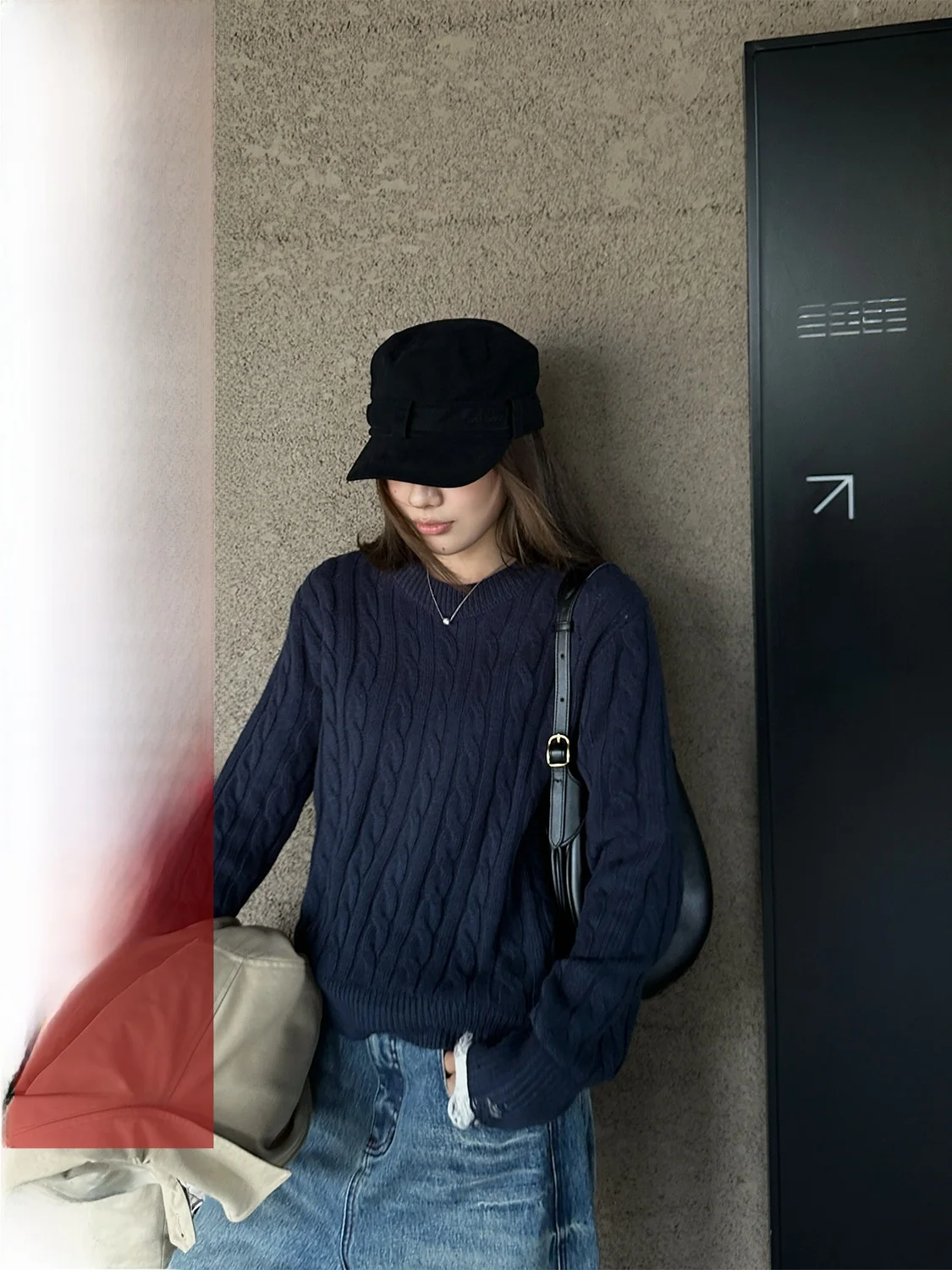 

D YANGJUN, зима 2025 г., круглый длинный свитер из смеси шерсти Ne Twisted, удобный теплый трикотаж для женщин, осенне-зимний сезон