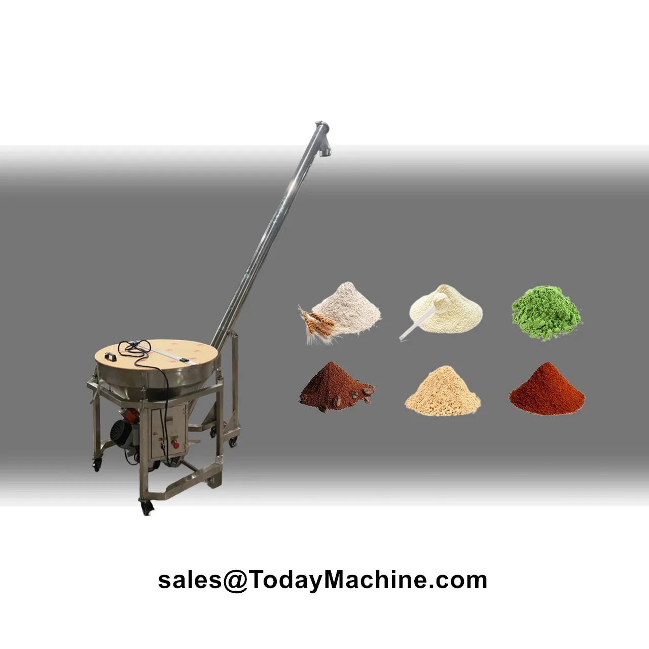 Screw Conveyor Screw Elevator for Food Powder in Food