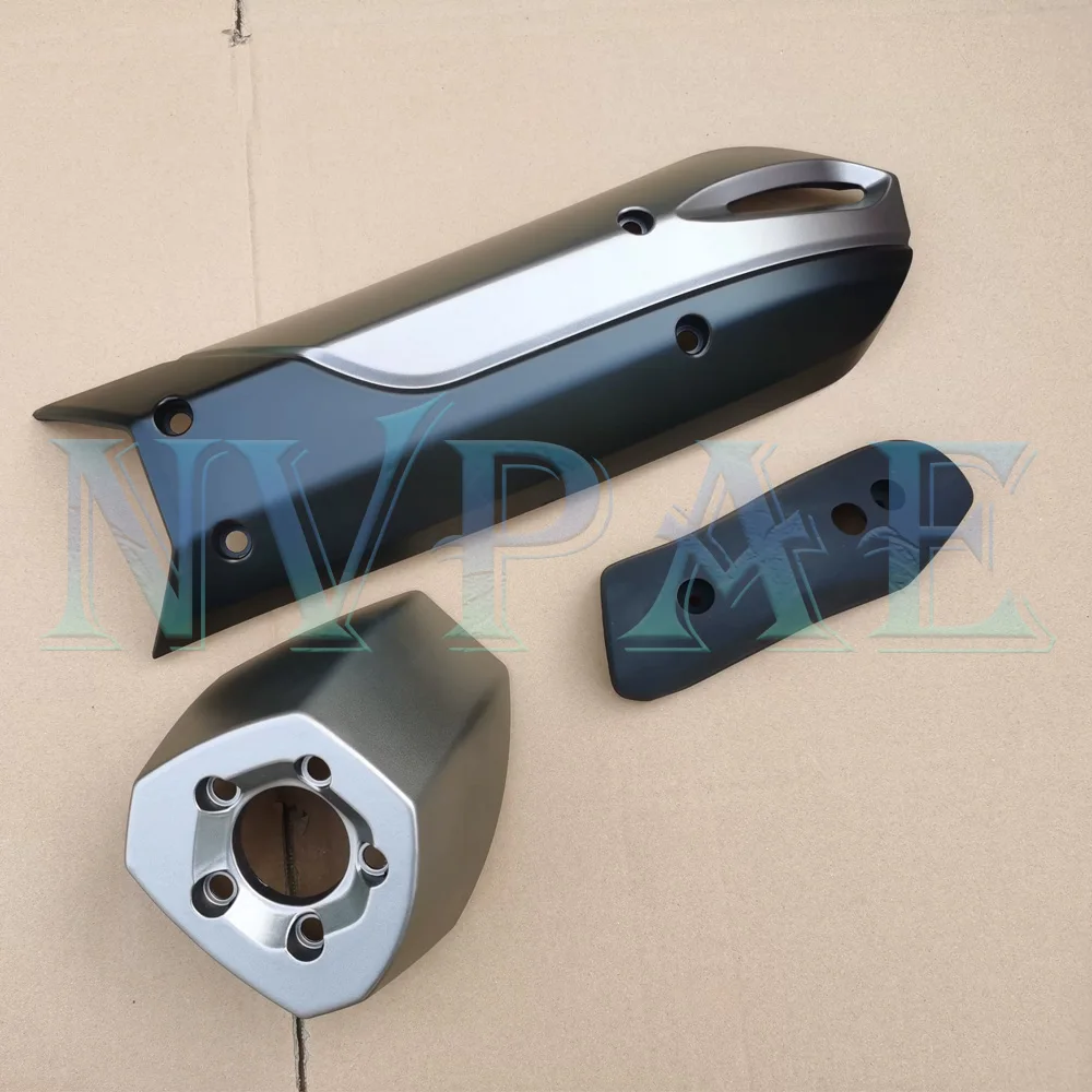 For Kymco Rowing Xciting S400 Exhaust Muffler Heat Shield Cover Anti-scald Exhaust Guard Protector Shell Modified