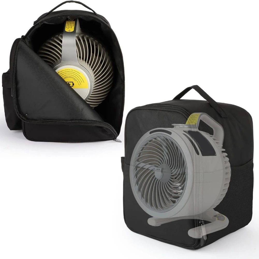 Fan Storage Bag with Ergonomic Handle and Double Zipper System for Shark For Flexbreeze Fan FA05X Family Protection