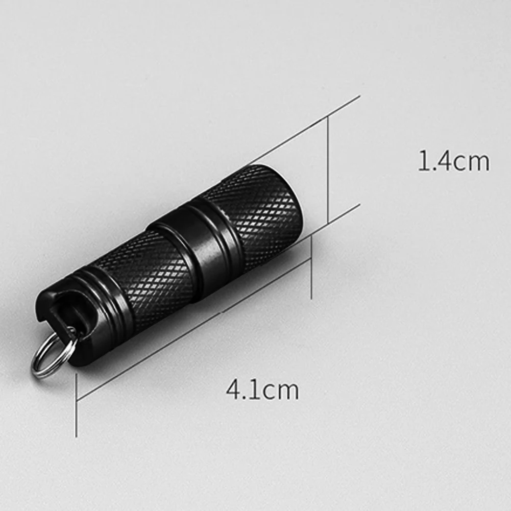 Ultra Bright Flashlight Protable Mini Keychain Flashlight USB Charging Mini Bright Flashlight for Outdoor Camping Hiking