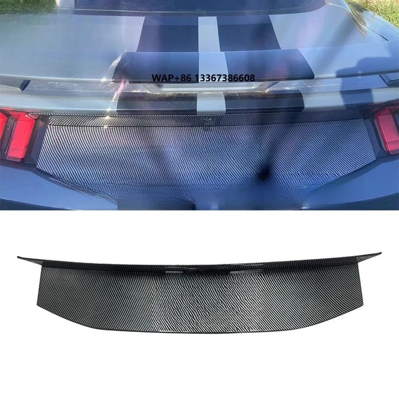 

Dry Carbon Fiber Trunk Panel Trim Cove Mustang 2024 Rear Trunk Panel Exterior Trim Car Body Kit