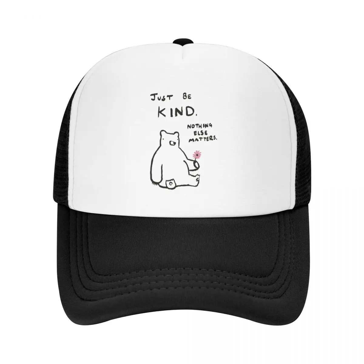 

Just Be Kind Cap for Women Camouflage Hats Male's Funny Adjustable Y2K Summer Dad Gift