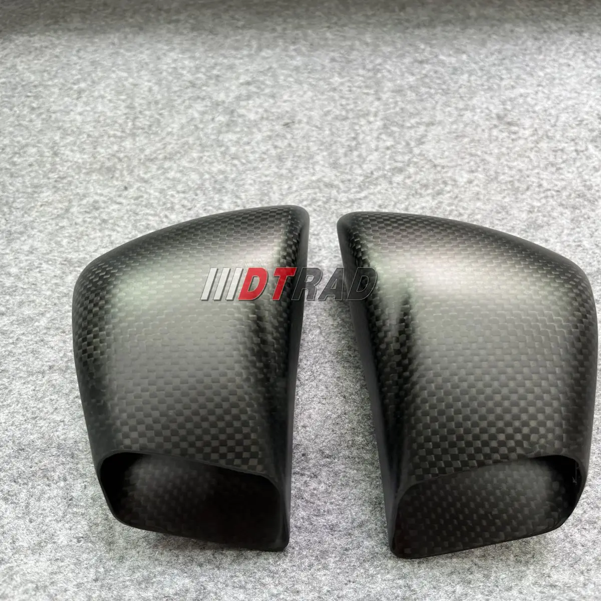 Universal Motorcycle Accessories Front Caliper Radiator Cover Air Ducts Brake Cooling Carbon Fiber 100mm 108mm