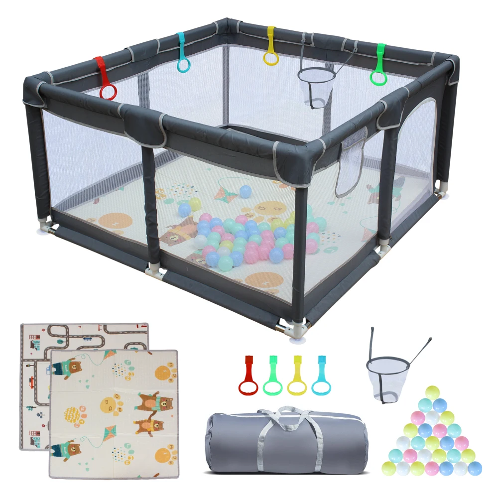 Foldable Baby Gate Playpen, 47