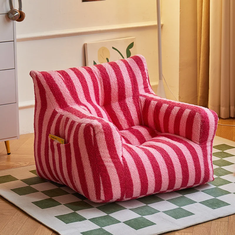 1-person Bean Bag Sofas Relaxing Kids Beanbag Soft Couch Living Room Comfortable Lazy Sofa Bedroom Lounge Small Tatami Chair image 3