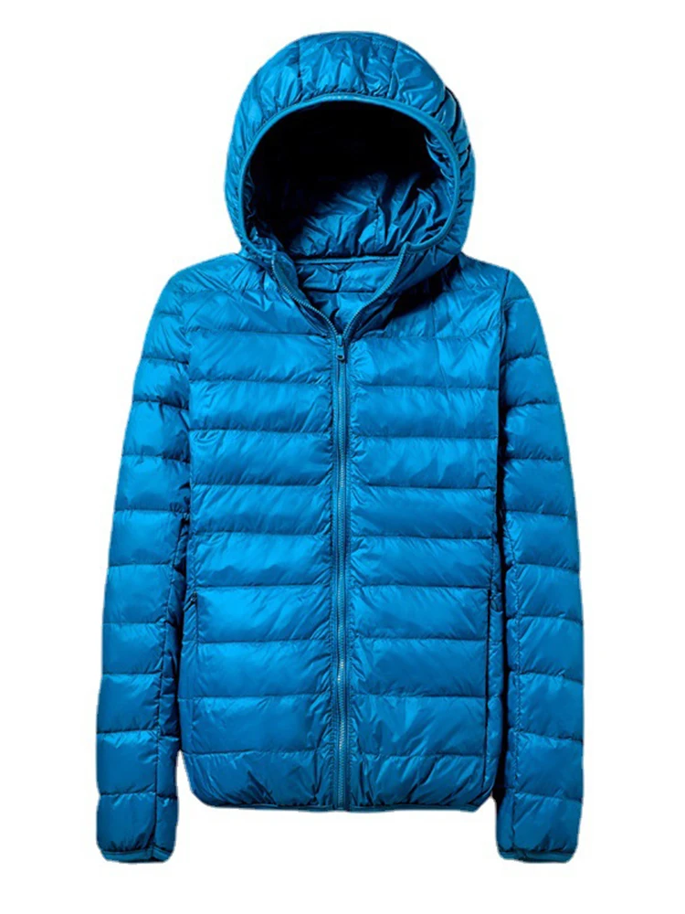 

Женский зимний пуховик с капюшоном, на молнии