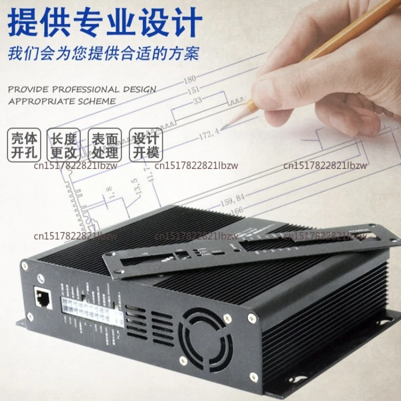 1U 1.5U 2U 3U 4U all-aluminum chassis 19-inch all-aluminum 1U chassis, all-aluminum rack-type plug-in box