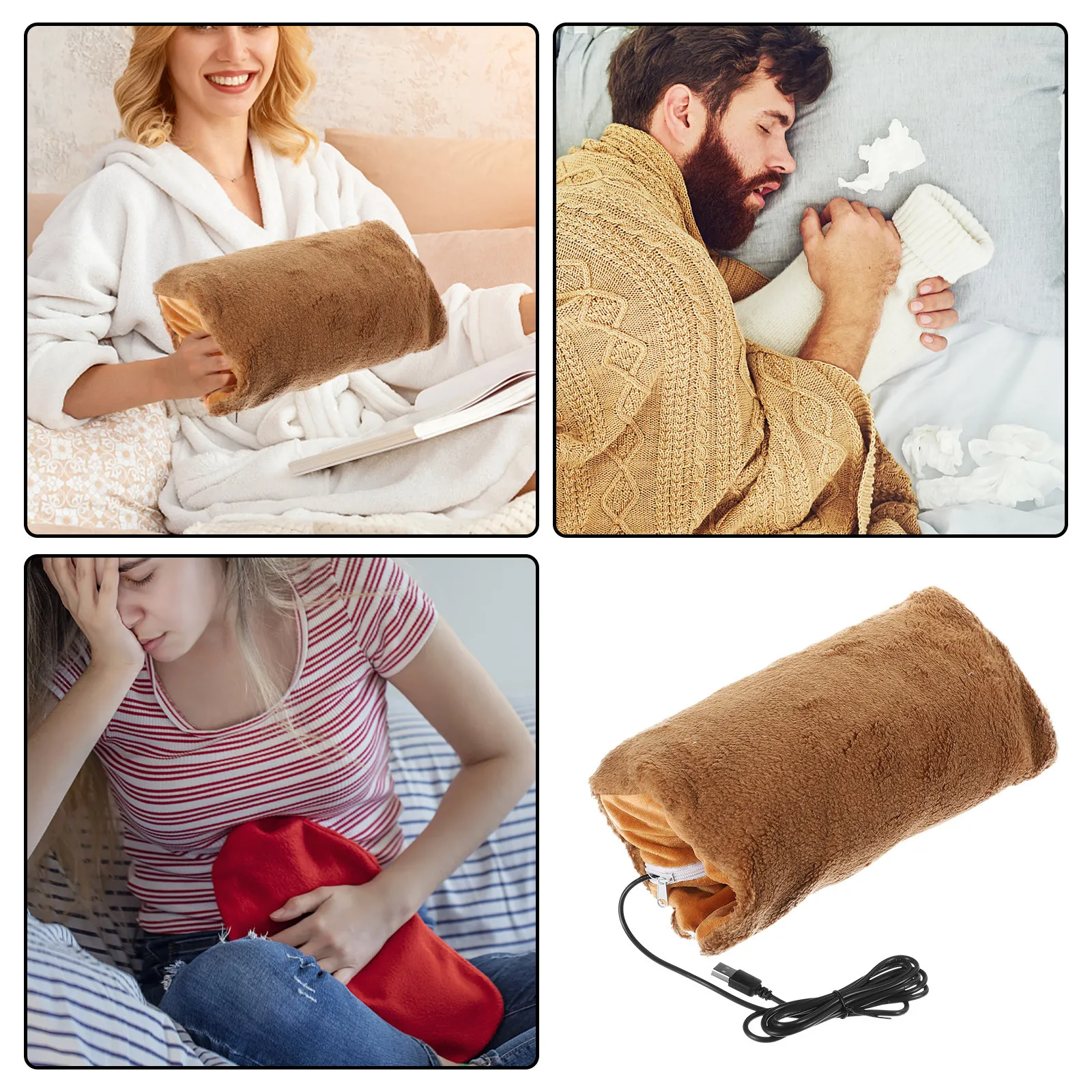 

1Pcs USB Hand Warmer Rechargeable Comfortable Lightweight Portable Heating Device Winter Supply for Skiing Camping Outdoor