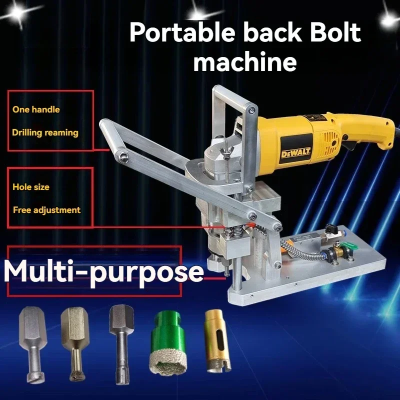 Machine de propositions de boulons à dos portable, haute puissance, proposition de boulons à dos en pierre et agrandissement de carreaux de marbre, foret à suspendre à sec