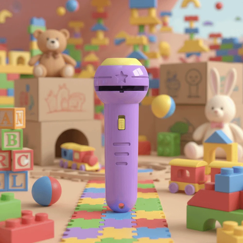 128 Patterns Children Projector Flashlight Early Education 16 Cards Flashlight Projector Multiple colors Animal Pattern