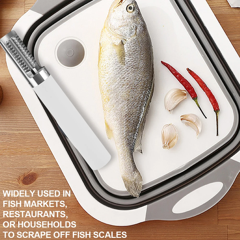 أداة تقشير الأسماك الكهربائية المحمولة اللاسلكية ، شحن USB ، آلة تقشير مقياس السمك ، مكشطة نظافة ، سكين المأكولات البحرية ، أدوات المطبخ ، أضواء مللي أمبير