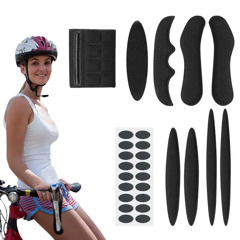 Bike Helmets Pads Ventilate Sponge Bicycle Helmets Lining Pads Bicycle Replacement Sponge Padding Supplies Helmets Protection