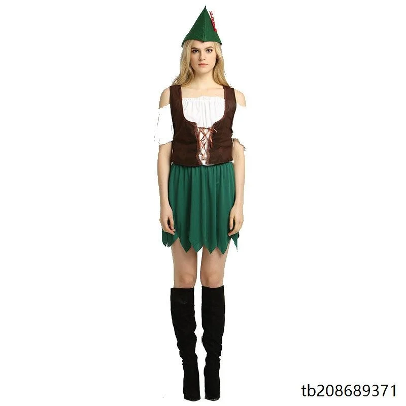Fsia de loween para Crianças, Traje de Fada Verde Tinkerbell, Fsia para Adultos, Homens e Mulheres, Robin Hood, Pe...