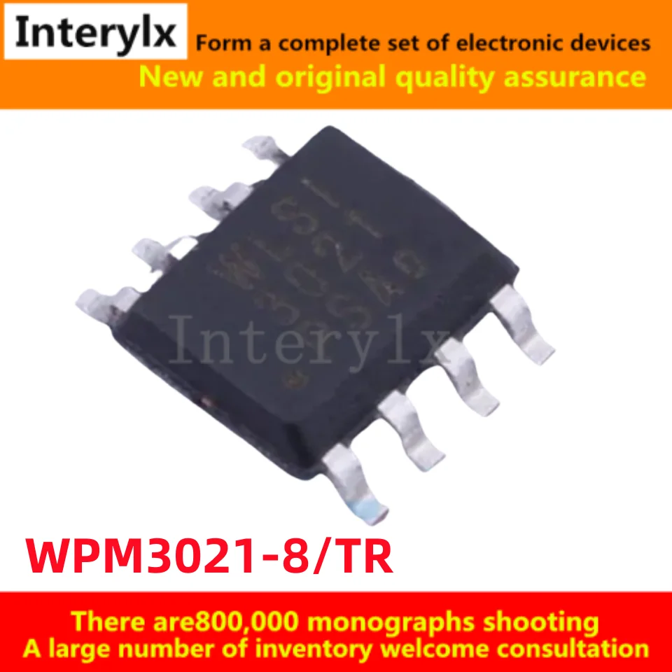 10-50Pcs/Lot Original WPM3021-8/TR WLSI3021 WPM3021-8 SMD SOP-8 P-channel withstand voltage 30V current 13A chip