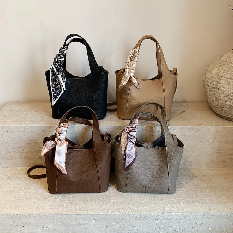 

Премиум Sense изысканная французская ниша модная сумка-корзина для овощей женская сумка пригородная сумка универсальная корейская версия