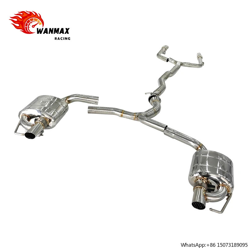 

Спортивная выхлопная система Valvetronic Catback для C43 W205 2015-2023 3.0, 2-дверные модели, выхлопные трубы