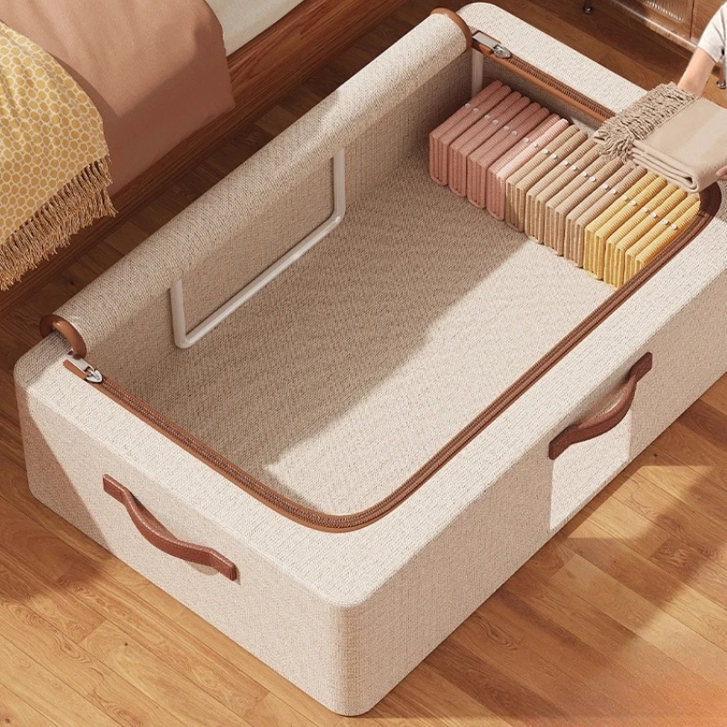 

Большой вместительный ящик для хранения под кроватью, стильный ящик, складной пластиковый органайзер для шкафа, решение для стеллажей
