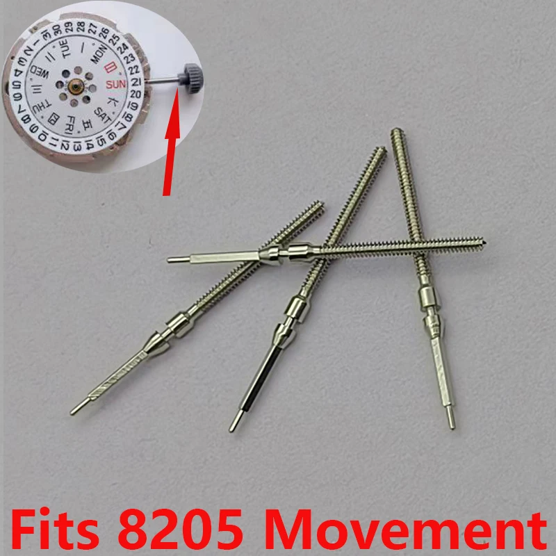 

Mod 8205 Men's Watches Crown Stem Fits 8205 Movement Watch Repair Watch Crown Stem 316 Stainless steel Watch Crown Stem