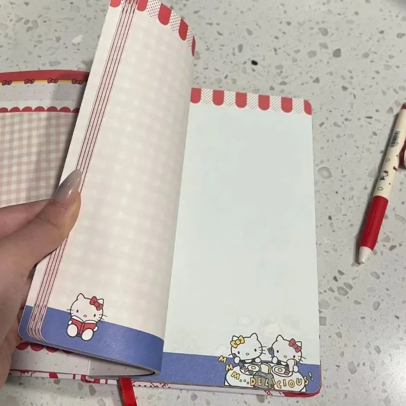 Sanrio Hello Kitty Notebook A5 Kitty Printed High-looking and Cute Hand Diary with Different Patterns, Perfect As A Gift