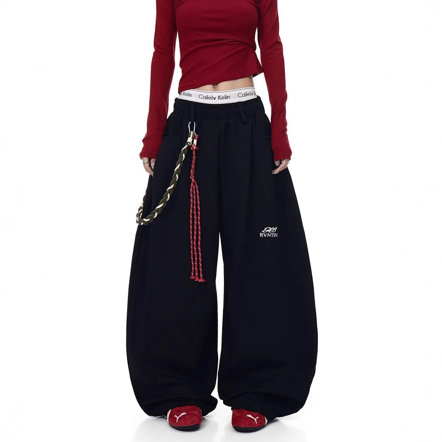 

Американские ретро-брюки с широкими штанинами и поясом в стиле ретро для мужчин и женщин, спортивные и повседневные.