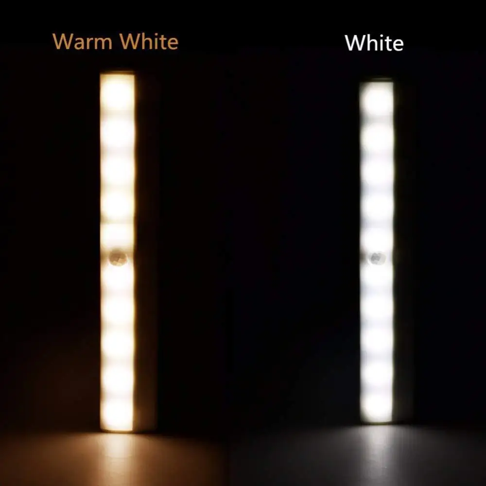 Sem fio LED Night Light Motion Sensor Light Closet Night Lamp Para Cozinha Quarto Detector Light Cabinet Staircase Night Lights