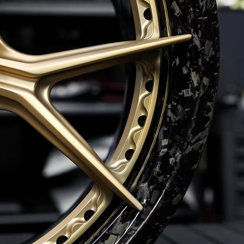 Carbon Fiber Wheel 20 22 24 26 Inch Forged Wheel 5x114.3 5x120 5x130 6x139.7 Passenger Car Wheels