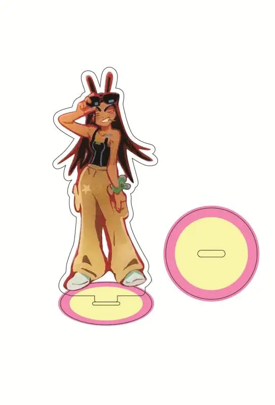 شخصيات المرحلة الغريبة لوحات الاكريليك الواقف زخرفة سطح المكتب أنيمي عمل الشكل الملحقات جمع الاطفال الشكل اللعب هدية #6