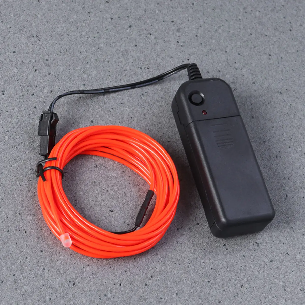 3M Red El Wire Glowing Electroluminescent Wire Strip Cable for Car Decoration Party Holiday Cosplay Christmas Low Power