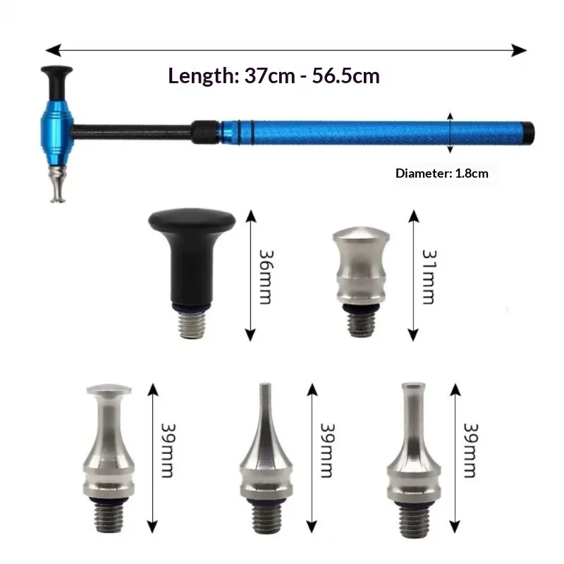 

Car Tool Adjustable Length Hammer Dent Repair Hammer No Trace Shaping Body Sheet Metal Dent Repair Striking Hammer Leveling