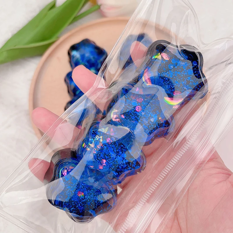 Star Squeeze Toys Starry Sky Series Silicone Stress Relief Toy Slow Rising Sensory Fidget Toys For Anxiety ADHD Kids Adult Gifts