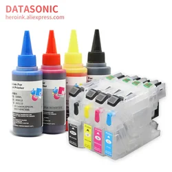 LC231 LC233 Refillable Ink Cartridge With ARC chips for Brother MFC-J5720 MFC-J4120 MFC-J4620 J5320 J480DW MFC-J680DW Printer