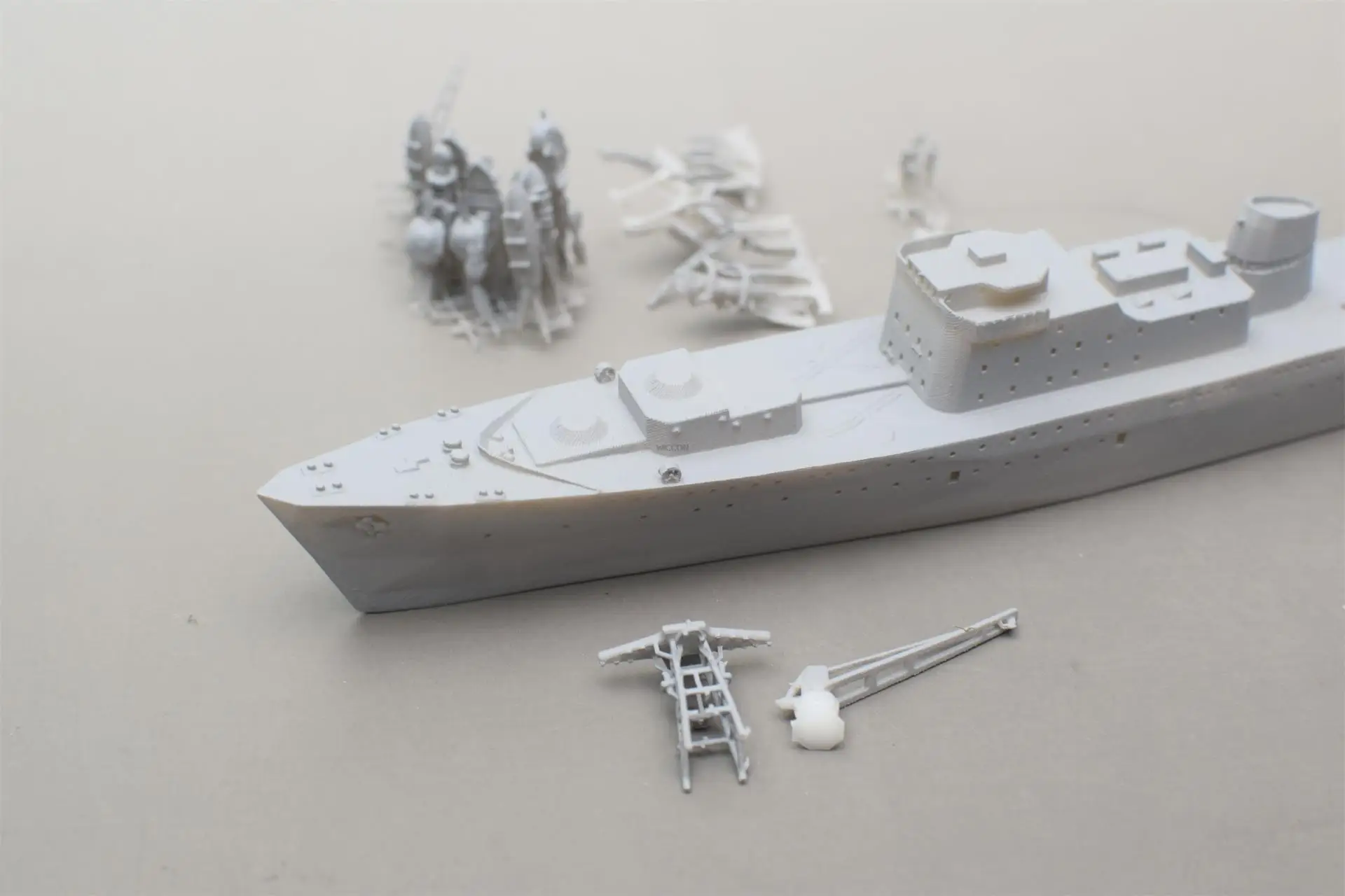 Soviet 1/700 Ugra Class Submarine Depot 3D Printing Resin Ship Model Ship Model Ship Assembling Toy Model