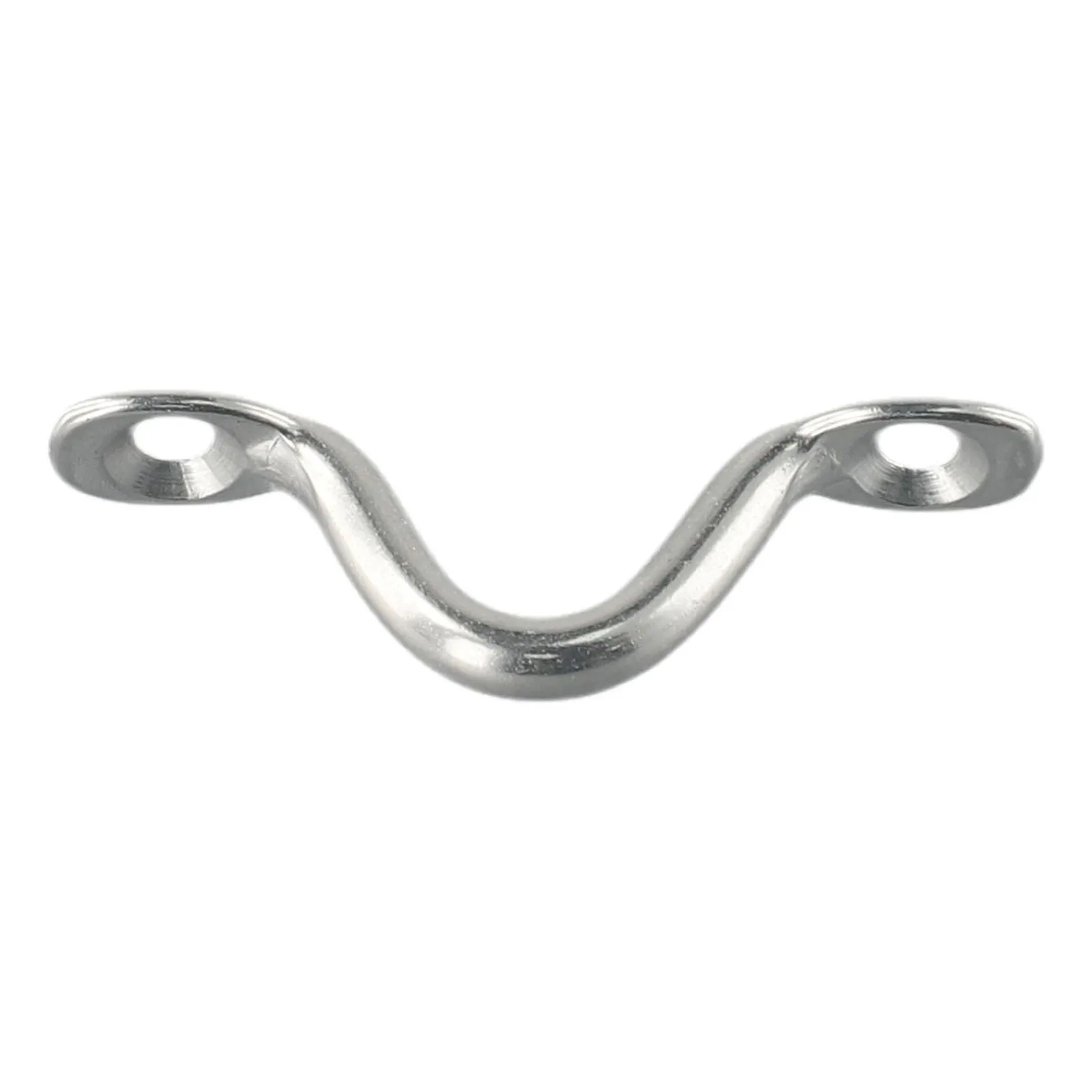 

4Pcs Stainless Steel Wire Strap Boat Marine Tie Down Hook Canopy 50mmx17mm 40mm Boats Accessories